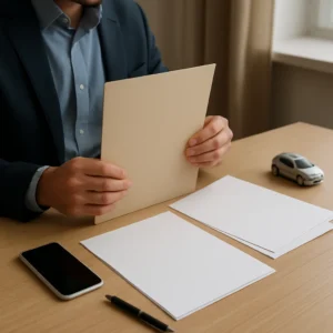Organizing documents for a Mississippi uninsured motorist claim