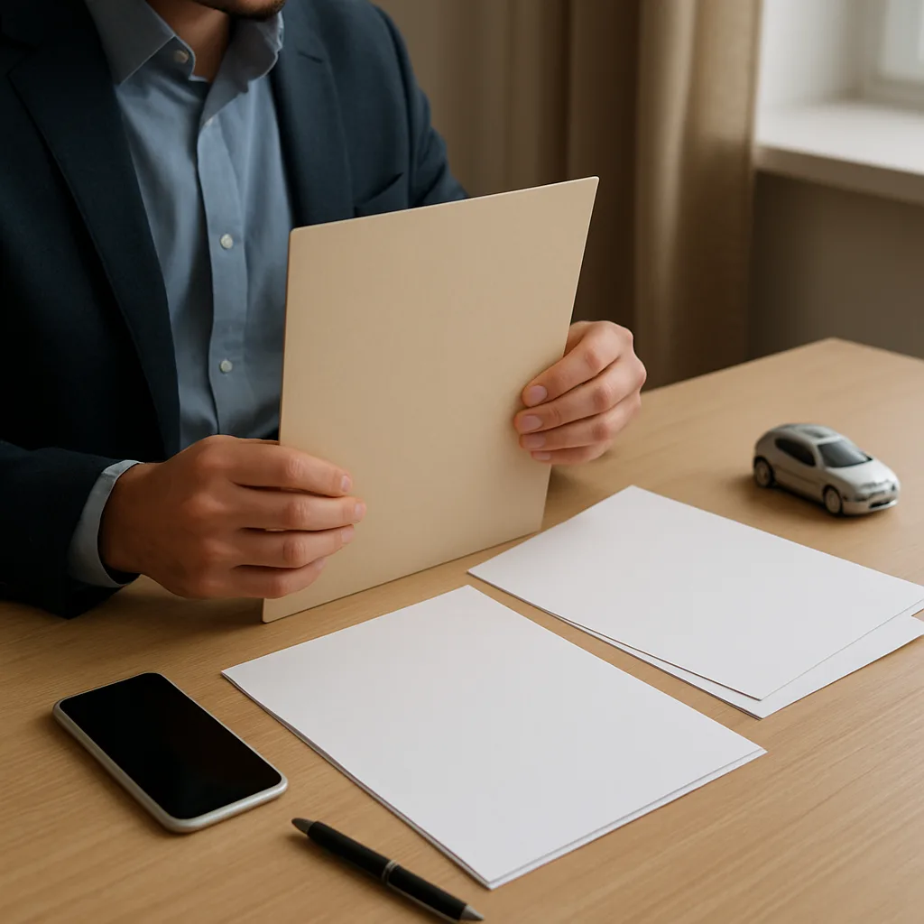 Organizing documents for a Mississippi uninsured motorist claim