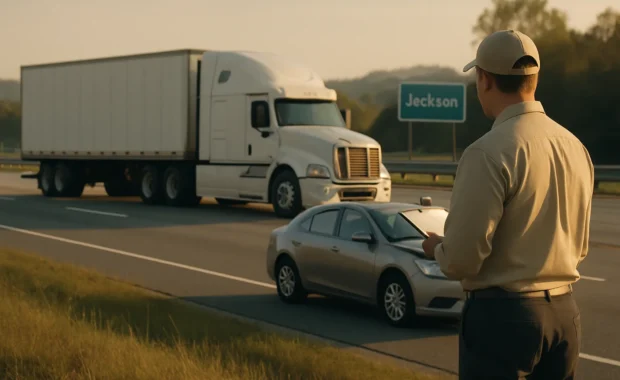 Jackson MS truck accident lawyer investigating driver and trucking company responsibility